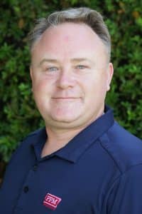 a man wearing a blue shirt