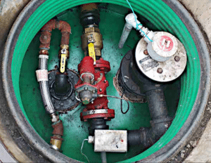 a close up of a barrel